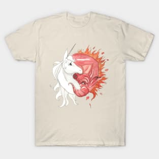 The last unicorn - Yin Yang T-Shirt